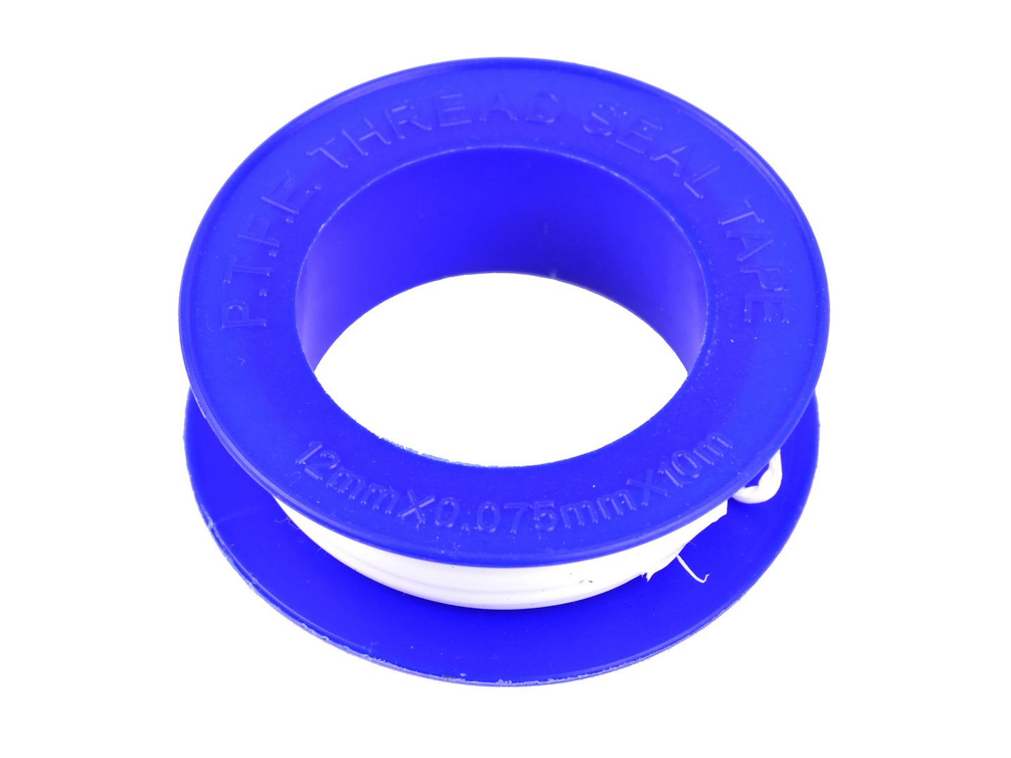 PTFE afdichtingstape 12 mm x 0,075 mm x 10 m
