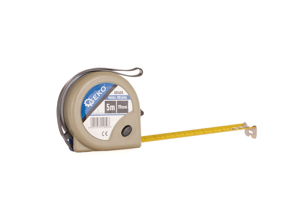 Meetlint 5 m x 19 mm x 0,115 mm GEKO