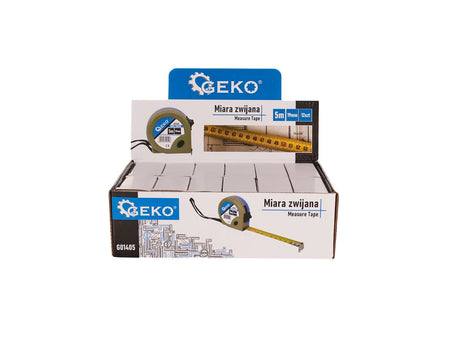 Meetlint 5 m x 19 mm x 0,115 mm GEKO