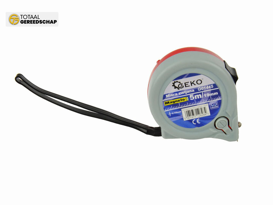 Magnetic Measure Tape 5m x 19mm GEKO