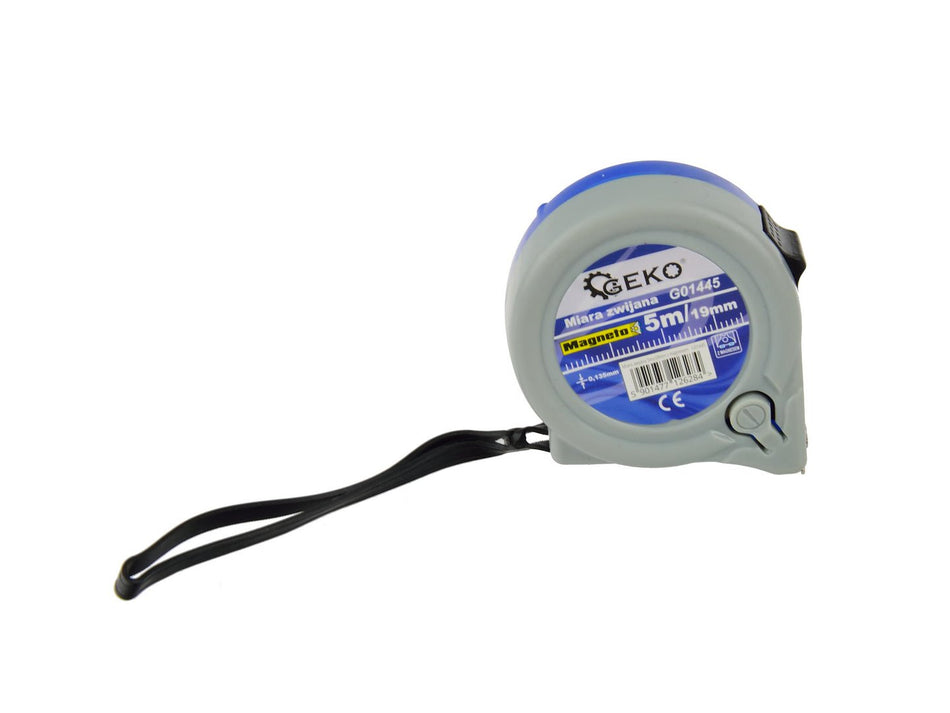 Magnetisch meetlint 5 m x 19 mm GEKO