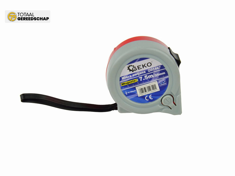 Magnetic Measure Tape 7,5m x 25mm GEKO