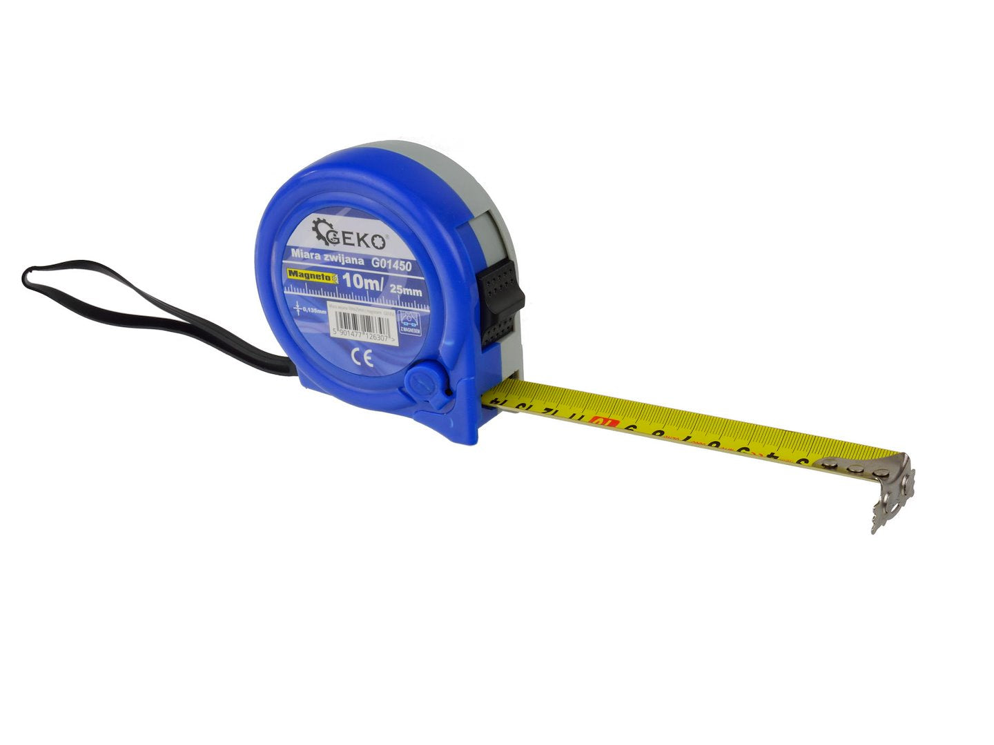 Magnetisch meetlint 10 m x 25 mm GEKO