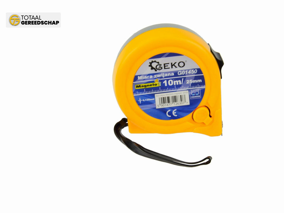 Magnetic Measure Tape 10m x 25mm GEKO