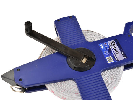 Fiberglas open raam landmeetlint 50m