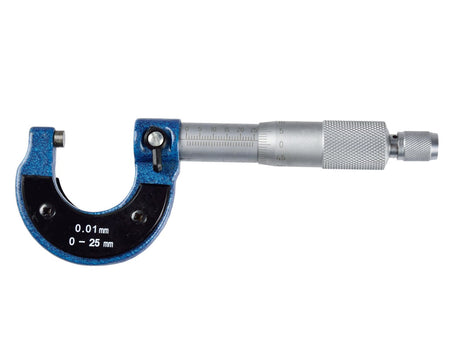 Mechanische buitenmicrometer bereik 0 tot 1" nauwkeurig 0,01mm