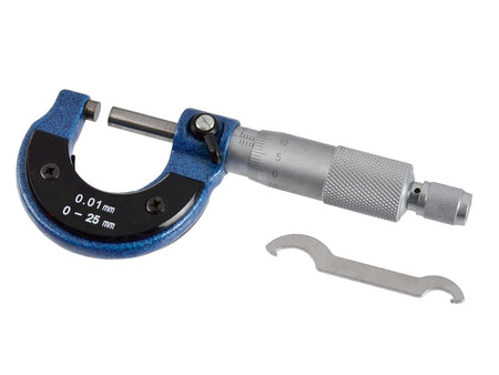 Mechanische buitenmicrometer bereik 0 tot 1" nauwkeurig 0,01mm