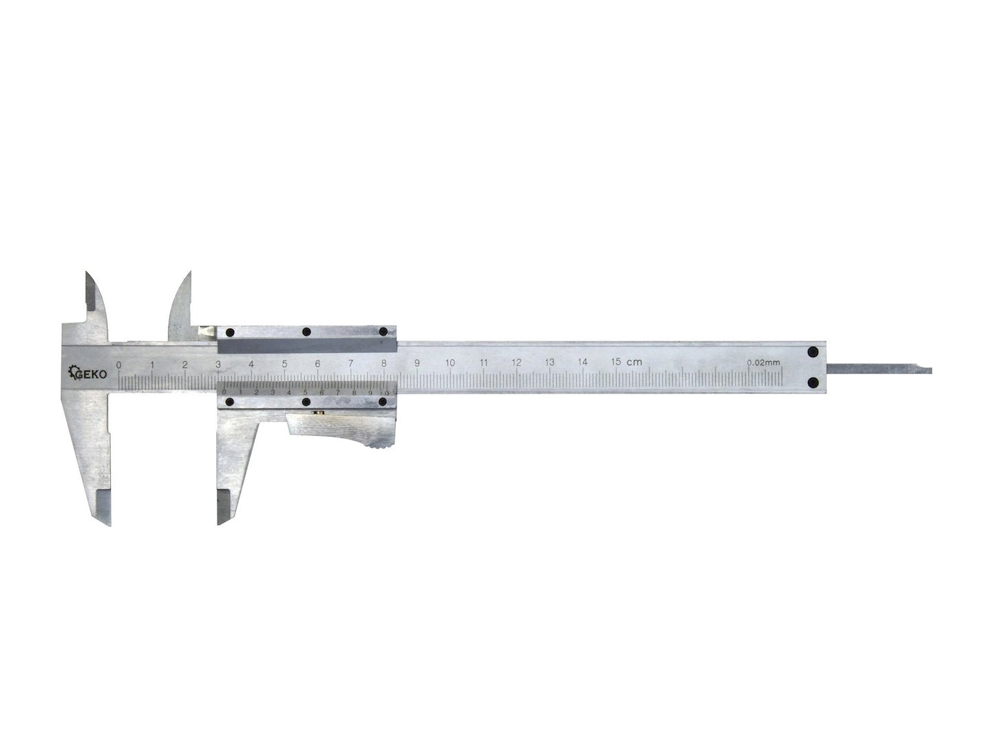 Schaalcaliper 150mm 0,02mm auto-lock /houten doos/