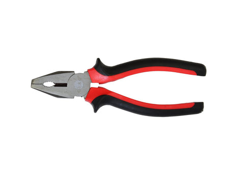 Combinatietang gepolijst 160 mm/6" (rood-zwart)