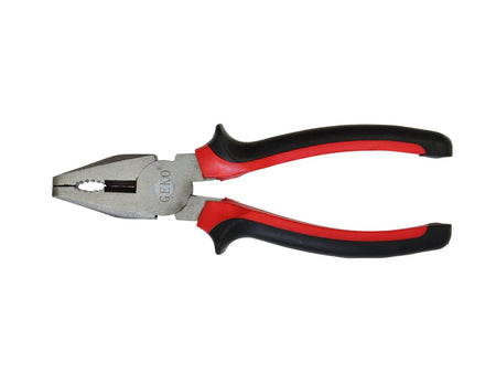 Combinatietang gepolijst 180 mm/7" (rood-zwart)