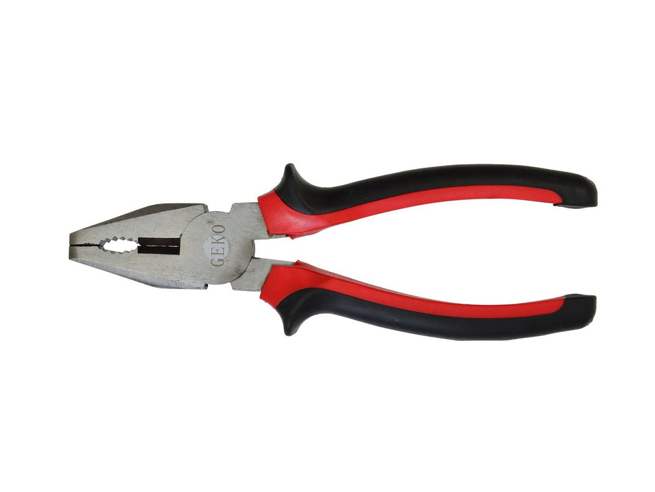 Combinatietang gepolijst 180 mm/7" (rood-zwart)