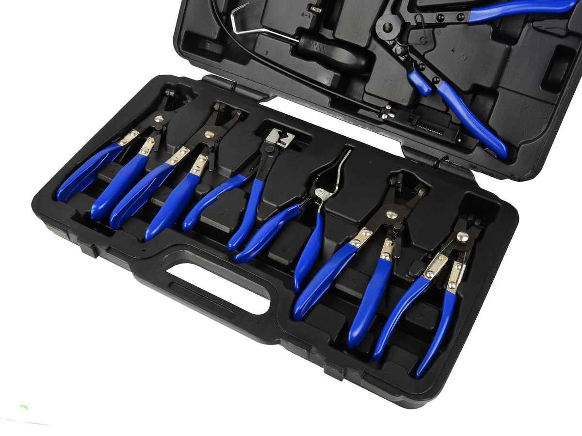 Set Slangklemtangen Assortiment 9-delig