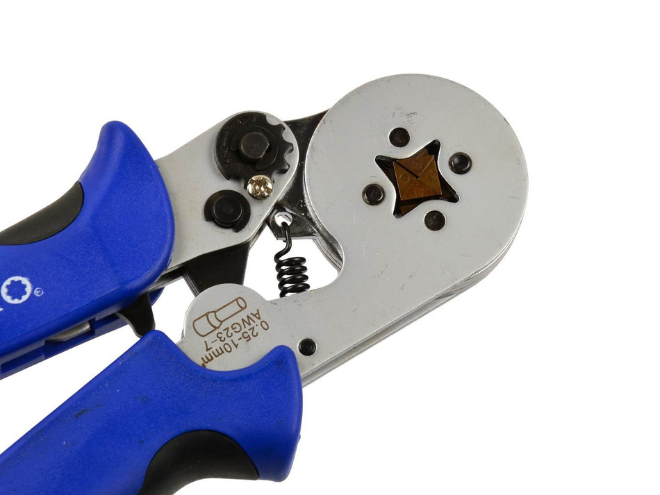 Zelfaanpassende krimptool 0,25-10 mm2