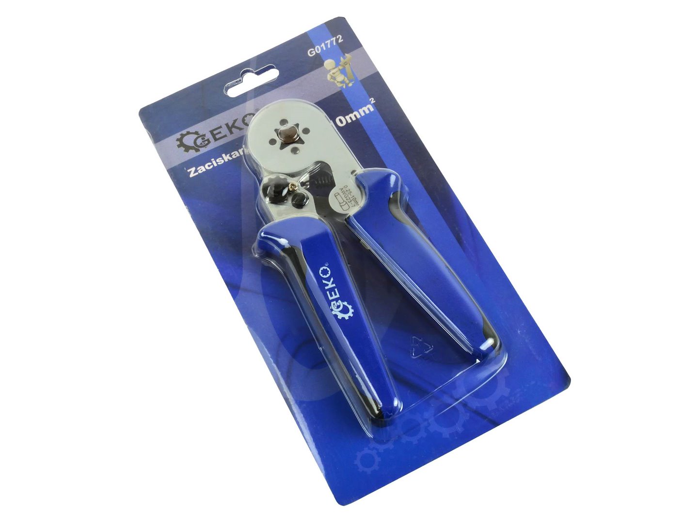 Zelfaanpassende krimptool 0,25-10 mm2