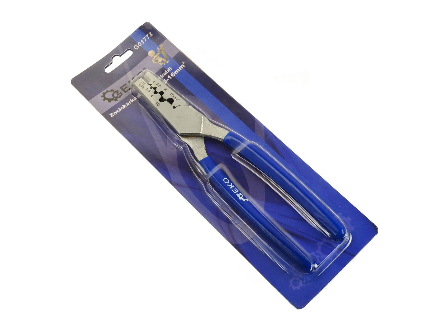 Krimptang met kabelknipper 0,5-16 mm2
