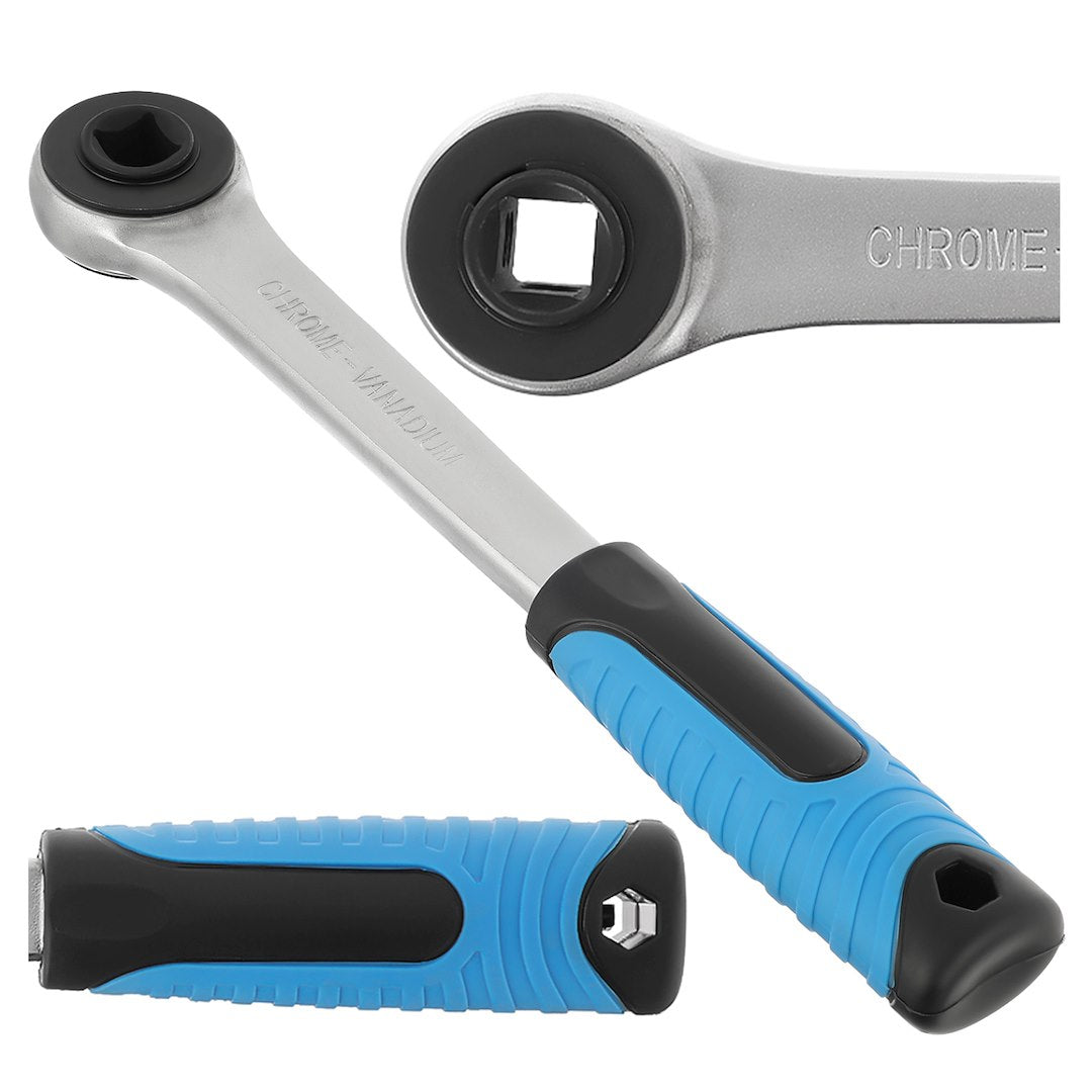 Combi 5-traps sleutel 3/8" - 1" voor 1/2" vierkant aandrijving