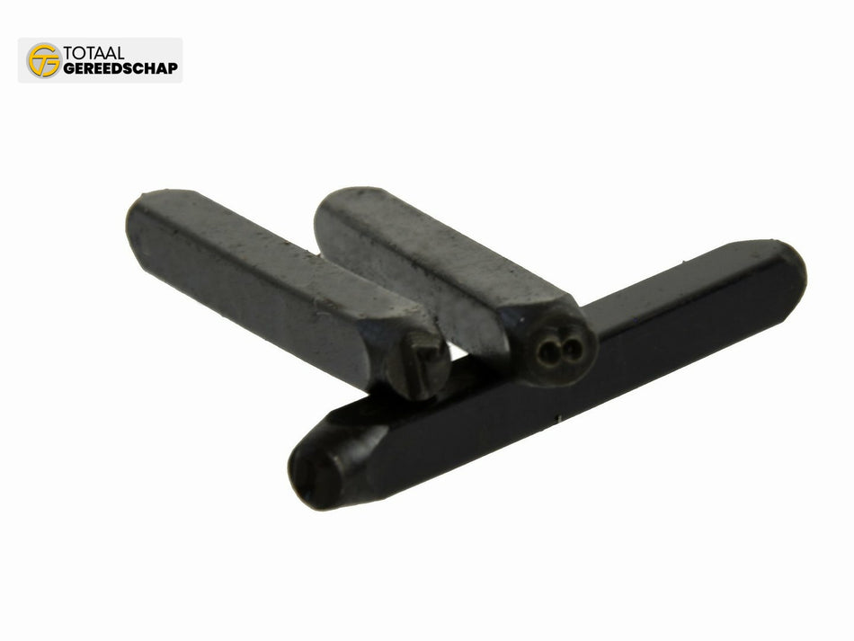 Figure Punch Number Stamps Set 9pc 4mm