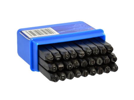 Letterstempelset met cijfers 27-dlg 4mm