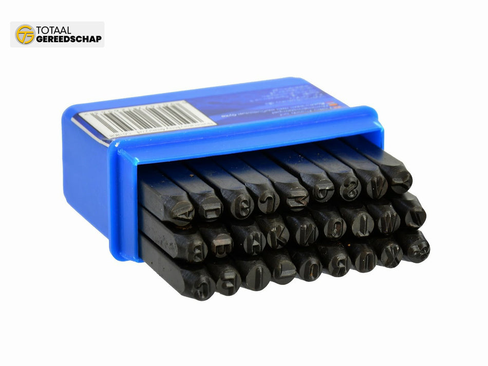 Figure Punch Letter Stamps Set 27pc 4mm