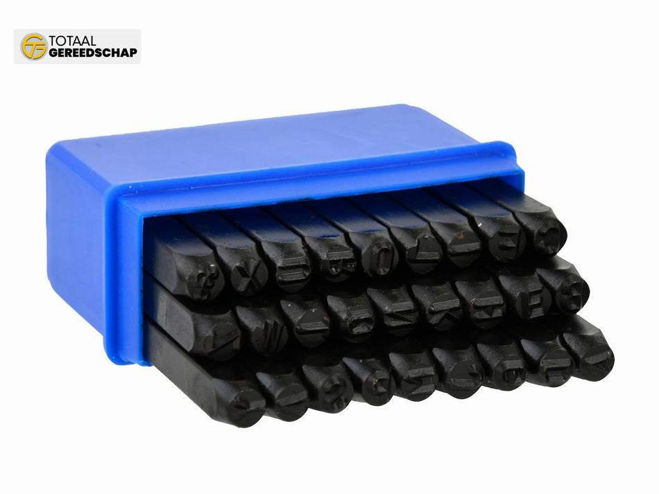 Figure Punch Letter Stamps Set 27pc 5mm