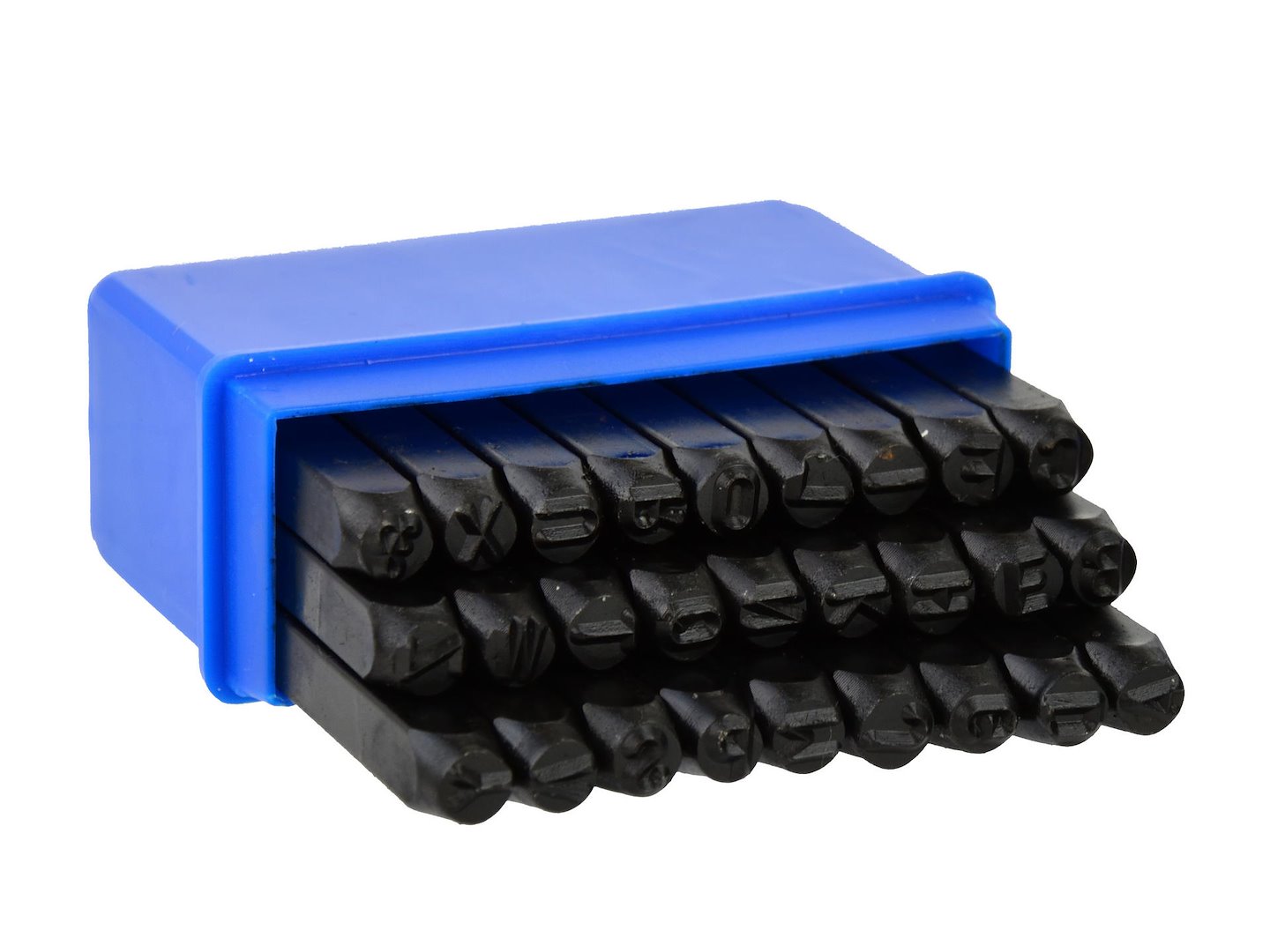 Letterstempelset met cijfers 27-dlg 5mm