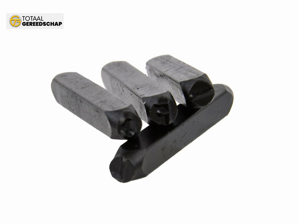 Figure Punch Letter Stamps Set 27pc 5mm