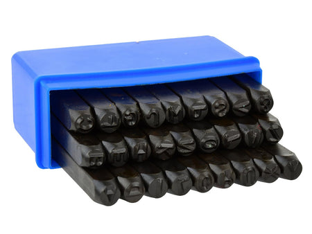 Letterstempelset met cijfers 27-dlg 6mm