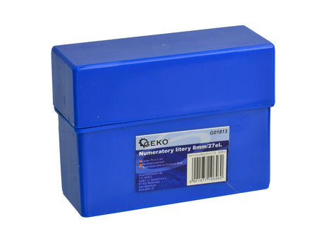 Letterstempelset met cijfers 27-dlg 8mm