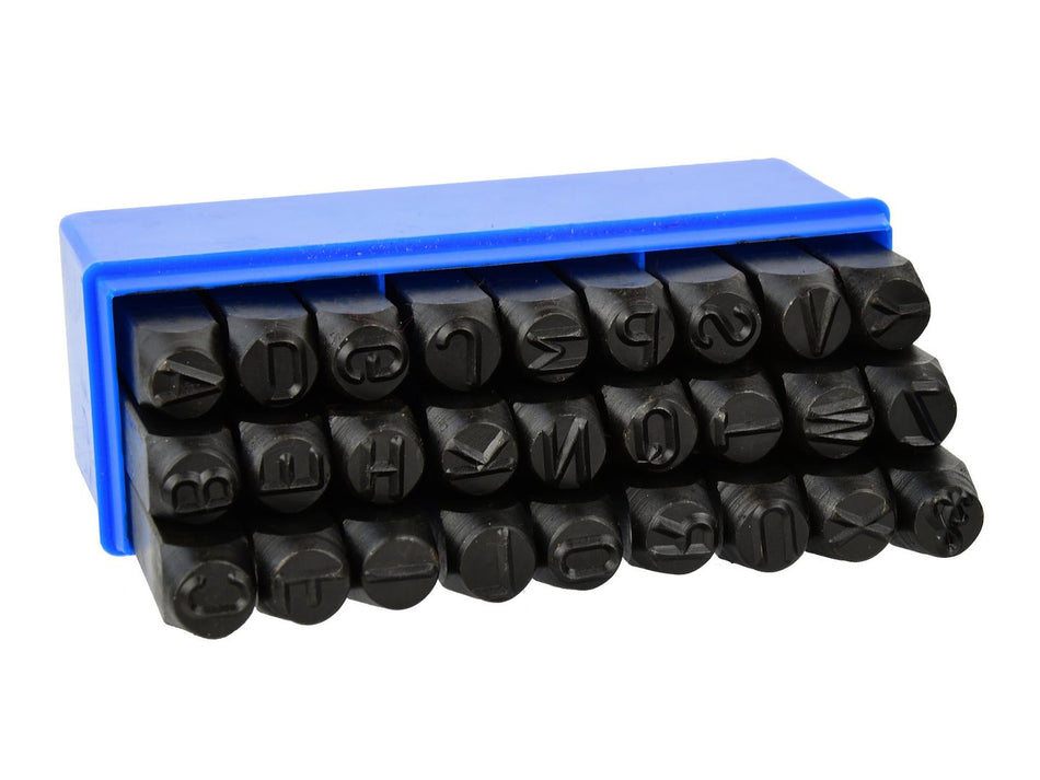Letterstempelset met cijfers 27-dlg 10mm