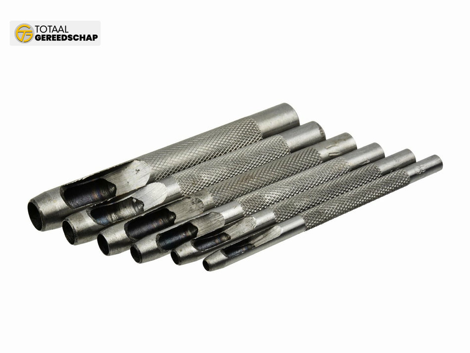 Hollow punch pin set 6pcs/set(1/8"-5/16")
