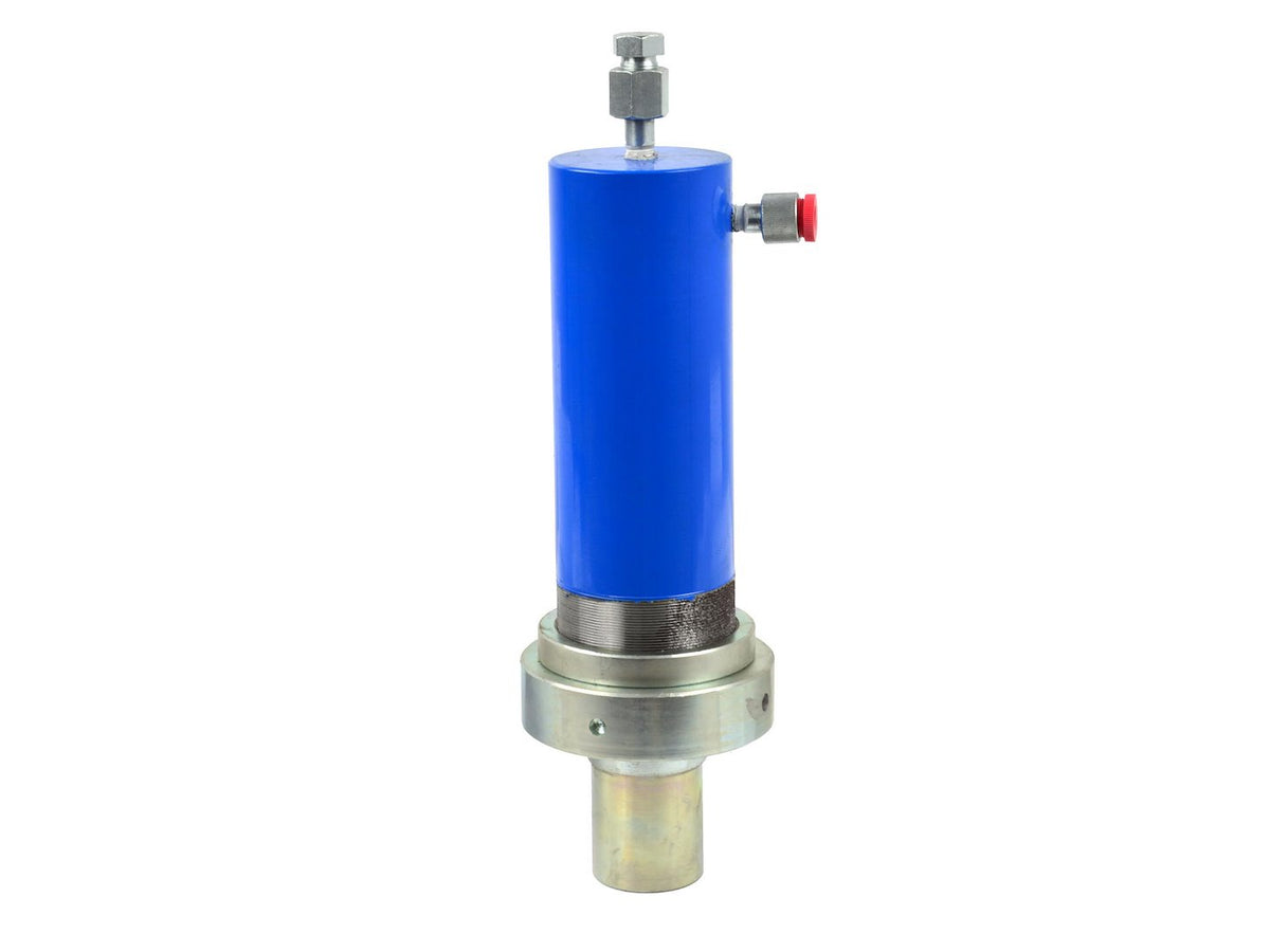 30 ton werkplaatsperst kit: cilinder, 2-snelhedenpomp, manometer met slang
