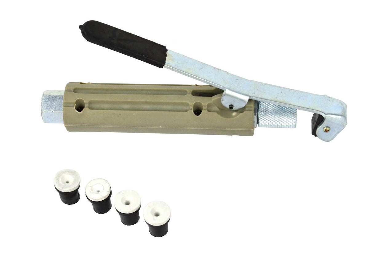 Zandstraalpistool voor zandstralen + 4x keramische mondstukken