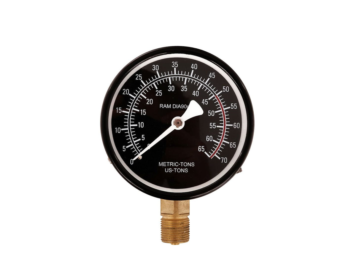 Manometer voor 50 ton werkplaatspers