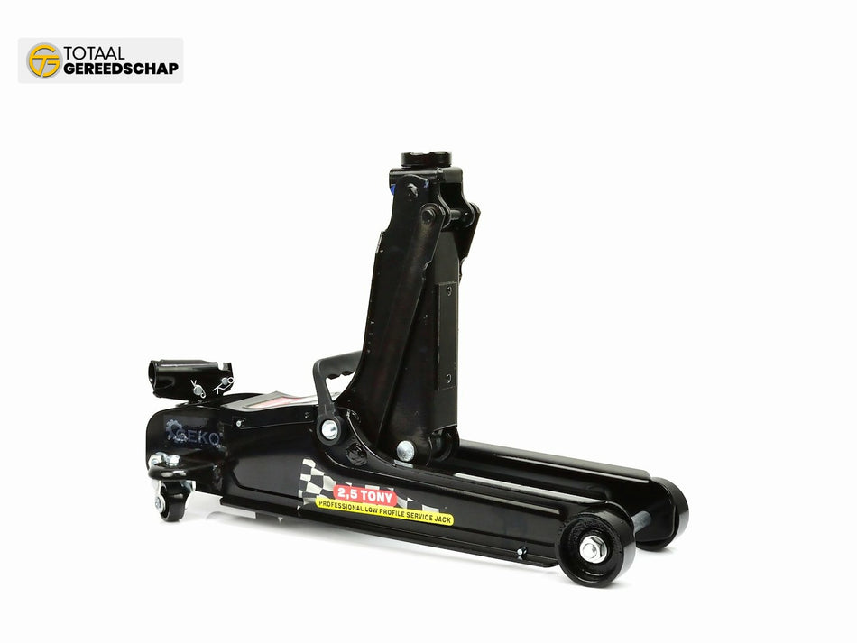 2,5T Low Profile Service Trolley Jack 360° Rotating Swivel Handle