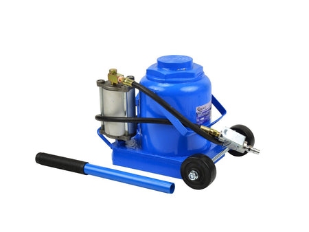 Lucht-hydraulische flessenkrik 50T