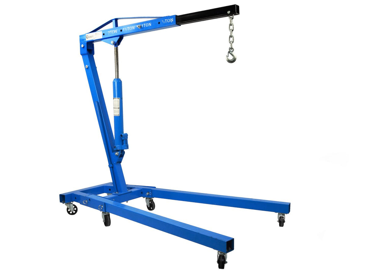 Opvouwbare motorhijskraan 2 ton GEKO