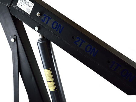 Vaste frame motorhijskraan 3 ton