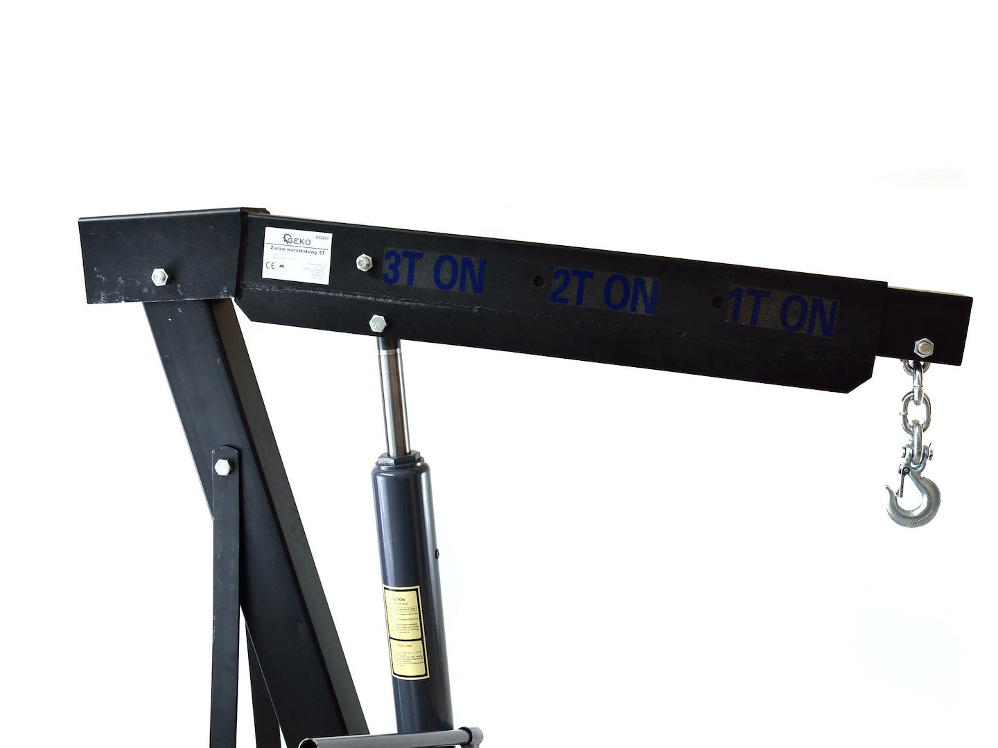 Vaste frame motorhijskraan 3 ton
