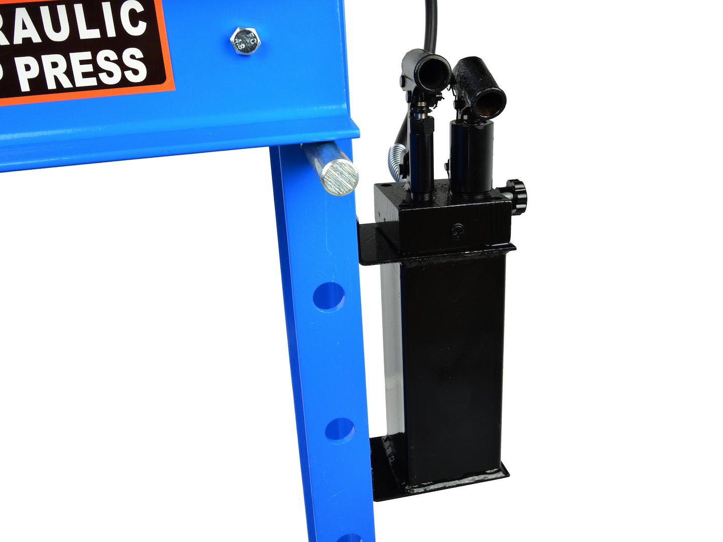 30 ton perswerkplaats met 2-snelheden handpomp met manometer