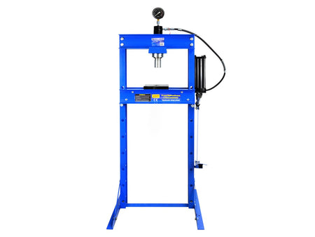 20 ton hydraulische werkplaatspers voetbediend met manometer