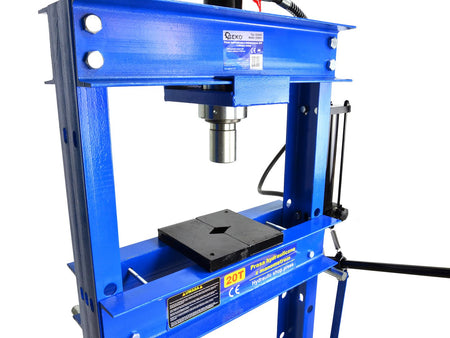 20 ton hydraulische werkplaatspers voetbediend met manometer