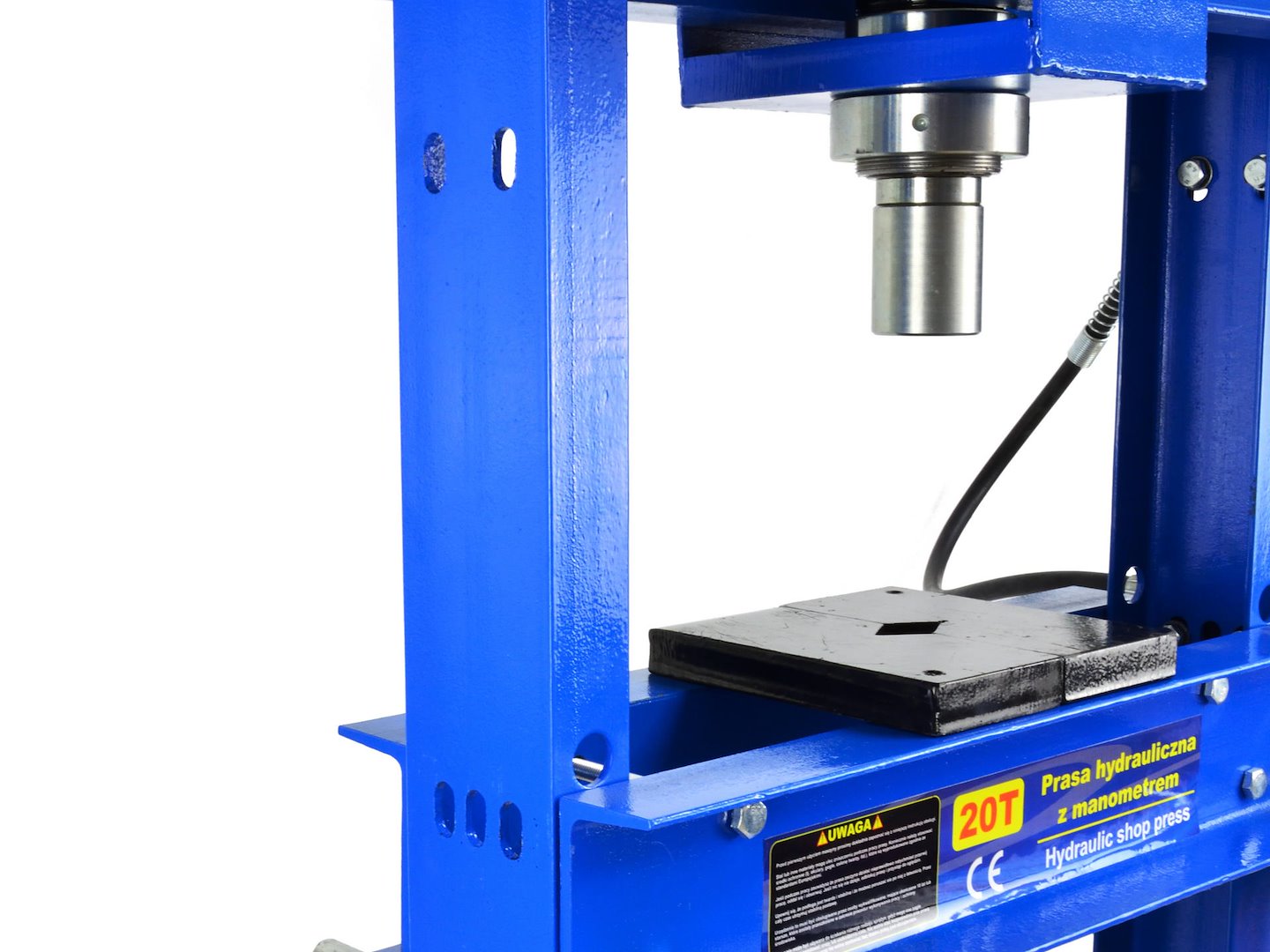 20 ton hydraulische werkplaatspers voetbediend met manometer