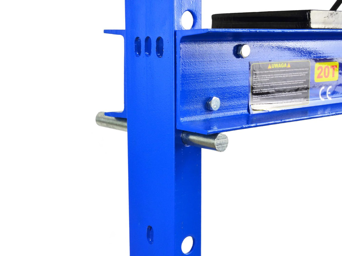 20 ton hydraulische werkplaatspers voetbediend met manometer