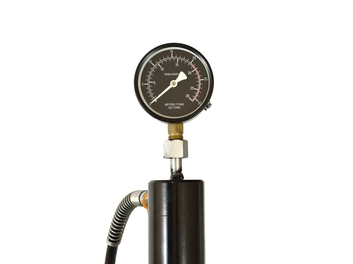 20 ton hydraulische werkplaatspers met manometer