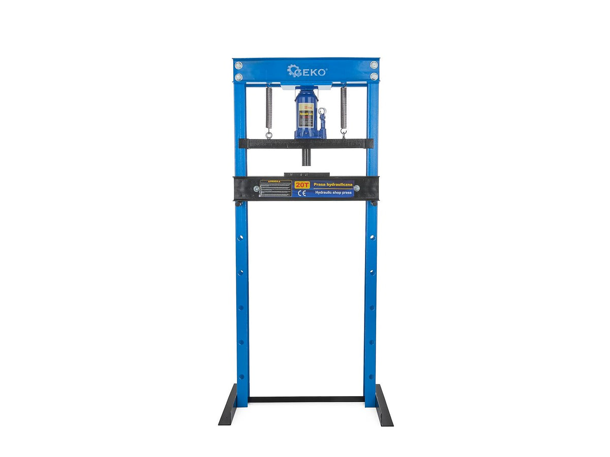 20 ton hydraulische werkplaatspers zonder manometer