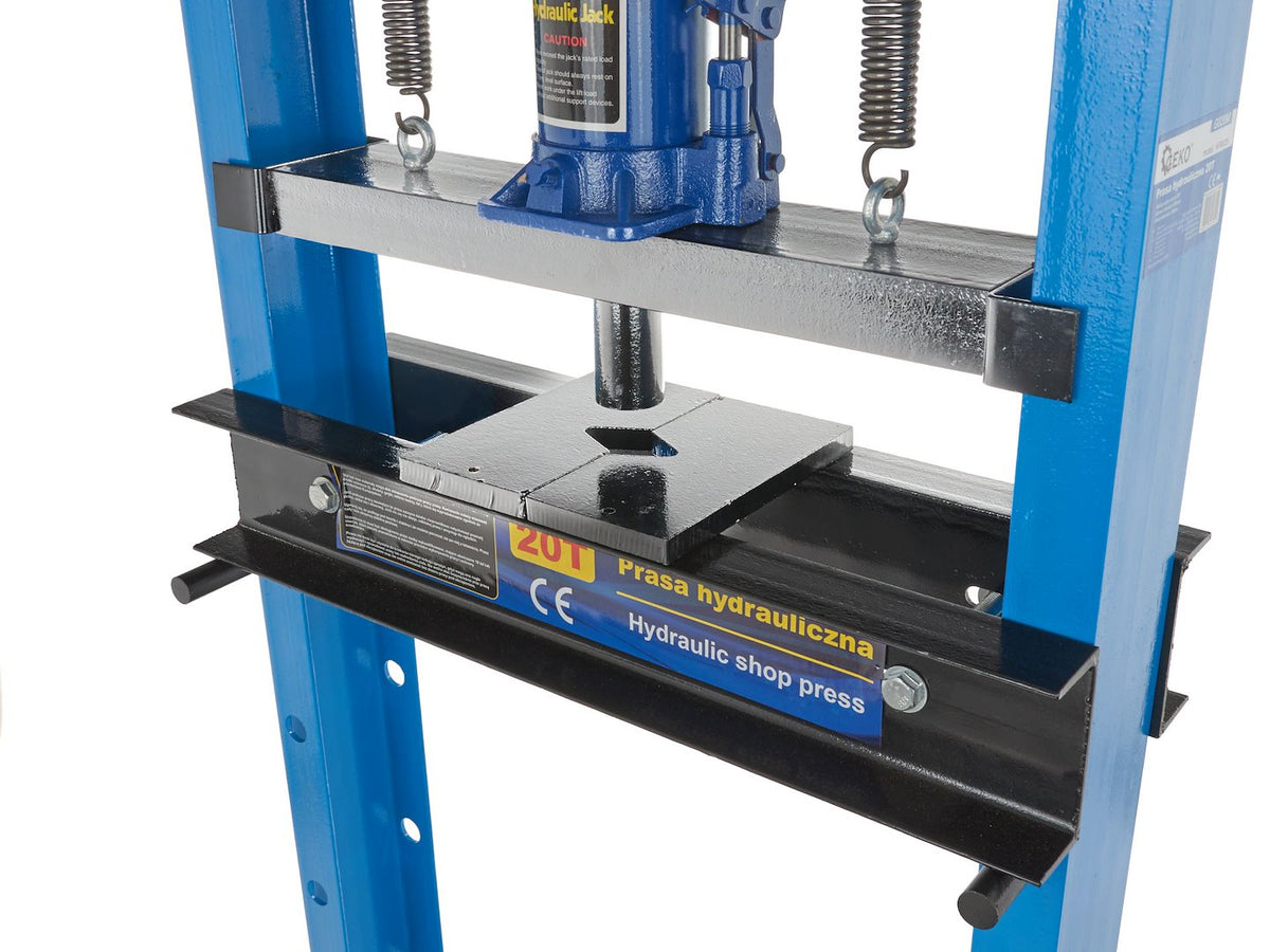 20 ton hydraulische werkplaatspers zonder manometer