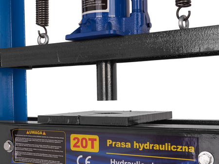 20 ton hydraulische werkplaatspers zonder manometer