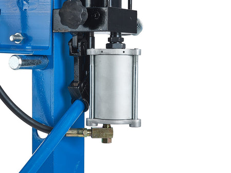20 ton lucht-/hydraulische werkplaatspers met manometer