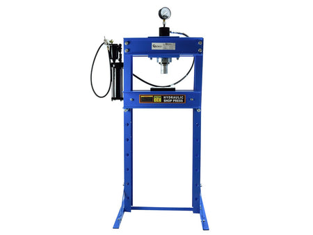 30 ton lucht-/hydraulische werkplaatspers met manometer