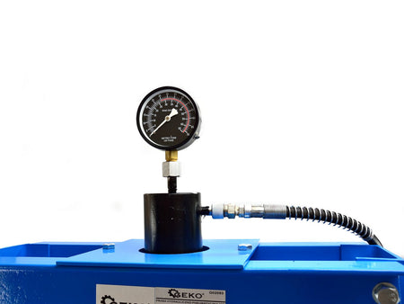 30 ton lucht-/hydraulische werkplaatspers met manometer